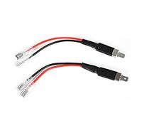 Pongnas Remplacement de Phare LED H1, Fil de Câblage de Convertisseur de Diode Unique à Prise Externe 2 Pièces, avec Plastique ABS Thermique, pour Accessoires D'ampoules de Phare LED