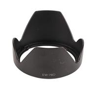 Pongnas Remplacement du Pare-Soleil D'Objectif ABS EW 78D, Protection Durable pour Objectif EF S 18 200mm F 3.5 5.6 is, avec Installation Facile