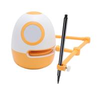 Pongnas Robot éducatif d'apprentissa pour Enfants de 3 à 6 Ans - Robot de Dessin Parlant Interactif avec Bras Magnétique, 7 Cartes d'apprentissa pour Les Mathématiques, Les Mots à Vue, Les