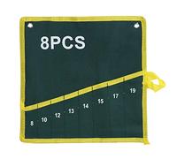 Pongnas Sac de Rangement D'outils de clé à clé en Toile Verte pour les Amateurs de Bricolage à Bricoleur Bricolage (8PCS)