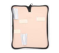 Pongnas Sac de Rangement pour Outils de Coiffure, Pochette de Voyage Portable en Cuir PU avec Conception à Double Couche et Ceintures de Rangement, pour Salons de Coiffure