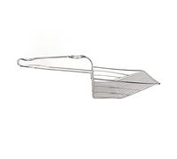 Pongnas Scoop de Litière pour Chats, Bac à Litière en Acier Inoxydable Scooper pour pour de Botte de Travail (Base de Pelle à litière pour Chat de 1 cm / 0,4)