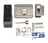 Pongnas Serrure électronique Intelligente, Serrure de Porte à Empreintes Digitales D'entrée sans clé avec Reconnaissance Rapide de 0,45 S, capacité de 100 Empreintes Digitales, (Version TTlock)