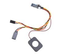 Pongnas Simulateur Sonore de Moteur de Voiture RC pour Chenille RC /24 et /18 - Module de Moteur à Réaliste avec Effets de Rugissement, de Tic-tac et de Bourdonnement Sensibles à l'accélérateur -