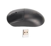 Pongnas Souris d'Ordinateur, Faible Consommation d'énergie, Molette de Défilement en Caoutchouc, 1200 DPI, Souris de Jeu sans Fil pour Filles pour Ordinateur de Bureau (Black)