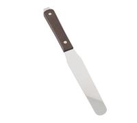 Pongnas Spatule à Glaçage Droite-outil de Décoration de Gâteau en Acier Inoxydable avec Manche Ergonomique en Bois pour le Glaçage et la Cuisson 8 Pouces (6 pouces)