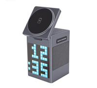 Pongnas Station de Charge 3 en 1, Support de Bureau Rapid Charge 15W avec