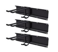 Pongnas Station de Charge 3 Pouces - Support de Bureau certifié Rapide 15 W avec Horloge LED pour Montre - Hub de Charge Multi-appareils alimenté de Type C (3 planches 6 crochets double couche)
