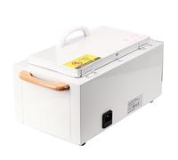 Pongnas Stérilisateur électrique Haute Température pour Outils à Ongles, équipement de beauté pour Salon et Usage Domestique, Matériau ABS, Couleur blanche.