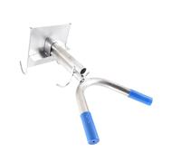 Pongnas Support de Castration de Porcelets en Acier Inoxydable avec Double Crochet, Outil Mural pour Bétail pour Une Fixation Facile et Stable