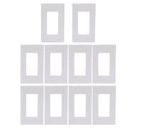 Pongnas Supports de Montage de Plaque Murale à Clipser Compatibles 80301-SW - 10 Ensembles Kit de Montage de Plaque Murale Decora Plus en Plastique ABS pour une Installation sans Couture avec Outils