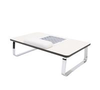 Pongnas Table de Manucure, Bureau de Technicien en Ongles avec Collecteur de Poussière et Repose-Poignet pour Usage Domestique et en Salon (Prise UE)