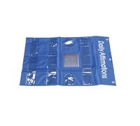 Pongnas Tableau de Poche D'affirmations Quotidiennes, Décor de Miroir Positif avec 10 Cartes pour les Routines Matinales des Enfants et les Coins Calmes, Matériau en Polyester