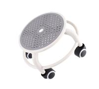 Pongnas Tabouret Roulant Tabouret à roulettes avec Roues Universelles Matériau Respirant pour Le Bureau à Domicile Support D'articulation du Genou (Grey)