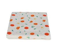 Pongnas Tampon à Changement de bébé, Pad Libellules à Changement de Plaquette à de Plaquettes Lavables Coton Houstoux étanché (Modèle orange doux)