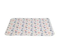Pongnas Tampon à Changement de bébé, Pad Libellules à Changement de Plaquette à de Plaquettes Lavables Coton Houstoux étanché (Style mondial sous-marin)