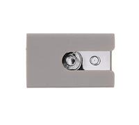 Pongnas Tête de Rasoir Professionnelle à Double sécurité en Acier Inoxydable, Conception de Peigne Ouvert pour Hommes, Outil de Rasage de Barbe, Barbier à Usage Domestique, Argent