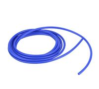 Pongnas Tube à Vide en Silicone, Tuyau en Caoutchouc de Silicone Haute densité de 5 Mètres 4 Mm, avec Revêtement pour Jauge de Pompe à Air, Raccords à Vide Turbo (BLUE)