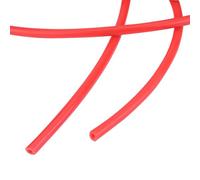 Pongnas Tube à Vide en Silicone, Tuyau en Caoutchouc de Silicone Haute densité de 5 Mètres 4 Mm, avec Revêtement pour Jauge de Pompe à Air, Raccords à Vide Turbo (rouge)