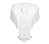 Pongnas Turner télécommandé pour Selfies, Défilement et Contrôle du Volume, Compatible avec Les Appareils (White)