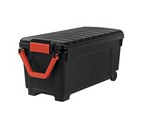 I.R.I.S. Malle BOX' 170 L bordeaux plastique L50×P100×H50 cm avec anche et rouleaux