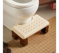 Pongpai Tabouret de toilette antidérapant pour salle de bain, 39 x 22 x 16 cm, améliore la posture, s'adapte à toutes les toilettes, tabouret rehausseur de pied pour soulager les flatulences