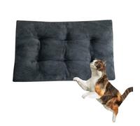 Pongpai Tapis de couchage doux pour chat et animal domestique - Auto-chauffant - Pour chiens, chats et chatons - Tapis apaisant avec fond antidérapant - Pour intérieur et extérieur (XXL - 110 x 75 x