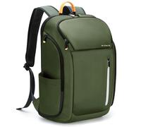 Ponhog Sac à Dos Homme 30L - Grande Capacité Sac Ordinateur Portable 17,3 Pouces avec Poche Anti-Vol, Ouverture 180° et Tissu Anti-Éclaboussures, Approuvé TSA pour Travail,Voyages d'Affaires(vert1)