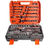 Ponicozy Kit d'outils de réparation de voiture professionnel 82 pièces