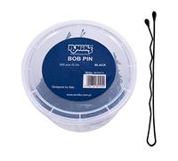 Ponik's Lot de 300 Barrettes Cheveux Bobby Pins en Métal 5 cm - Barrettes Cheveux Ondes - Noir