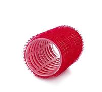 PONIK'S PROFESSIONAL Lot de 12 bigoudis de taille moyenne - Rouleaux de 36 mm et bigoudis moyens - Bigoudis pour ondulations sans chaleur, boucles sans chaleur et cheveux mi-longs - Rouge