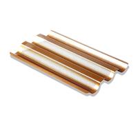 PONIXA Plaque de cuisson anti-adhésive en acier carbone perforée pour baguette française