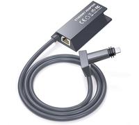 PonJel Starlink Adaptateur Ethernet pour Internet Satellite V2, Connexion Internet Filaire, Adaptateur réseau Extensible vers RJ45, Connexion réseau pour Starlink actionné Gen 2