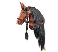 PONNIE Ponnie Lucky A4 Cheval de loisirs, jouet pour enfants, avec yeux peints à la main, fabriqué dans un atelier protégé, taille S