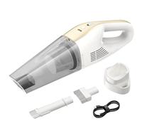 ponoseu Aspirateur Voiture sans Fil 25000Pa Puissant, Aspirateur à Main Rechargeable 6000mAh avec HEPA, Aspirateur de Table Portable pour Maison/Bureau/Canapé/Voiture, 30min Autonomie, LED Lumineuse