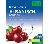 PONS – Dictionnaire visuel albanais – 16 000 mots et expressions – avec application Scan2Learn