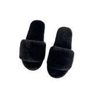 Pons - Chaussons ouverts pour femme - À enfiler - Avec mousse à mémoire de forme - Argenté - Talon bloc, Noir , 38 EU