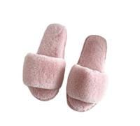 Pons - Chaussons ouverts pour femme - À enfiler - Avec mousse à mémoire de forme - Argenté - Talon bloc, PK2, 41 EU