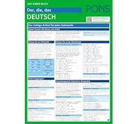 PONS Der, die, das Deutsch auf einen Blick: Der richtige Artikel für jedes Substantiv