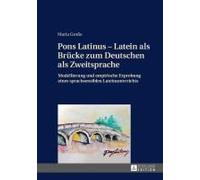 Pons Latinus - Latein Als Brücke Zum Deutschen Als Zweitsprache