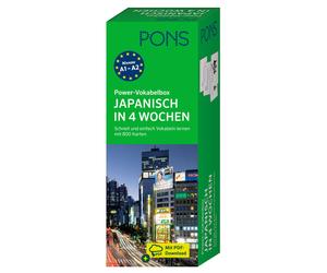 PONS Power-Vokabelbox Japanisch: Schnell und einfach Vokabeln lernen mit (Poche)