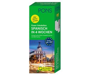 PONS Power-Vokabelbox Spanisch: Schnell und einfach Vokabeln lernen mit (Poche)