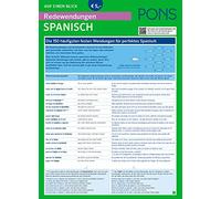 PONS Redewendungen Spanisch auf einen Blick: Die 150 wichtigsten Redewendungen mit Übersetzung und Beispielen für authentisches Spanisch
