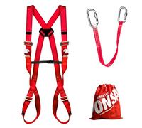 PONSA CGPK7C Kit Complet Antichute pour travaux en hauteur | Harnais de sécurité avec sangle d’amarrage et 2 mousquetons pour sécuriser les déplacements en hauteur.