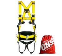 PONSA CGPK8 Kit Complet Antichute pour travaux en hauteur | Harnais de sécurité avec ceinture de maintien, 5 points d’ancrage et protection individuelle pour le travail en hauteur.