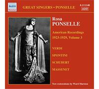 Ponselle, Rosa - American Recordings 1923-1929 /Vol.3
