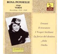 Ponselle,Rosa - Verdi Recordings 1918/1928 [Import]