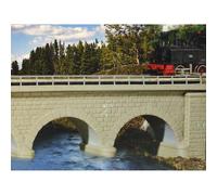 Pont à arc 1 voie en maçonnerie-N-1/160-KIBRI 37660