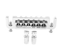 Pont à rouleaux pour guitare, pont à selles à rouleaux pour guitare électrique, pont en métal à haute stabilité avec rouleaux lisses pour une stabilité de l'accordage, remplacement