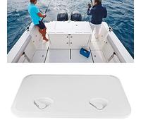 Pont adapté pour Couverture D'accès avec Doubles Poignées, Trappe Robuste Stabilisée aux UV, Résistante aux Intempéries pour Bateaux et Yachts Marins, 23,9 X 13,9 Pouces